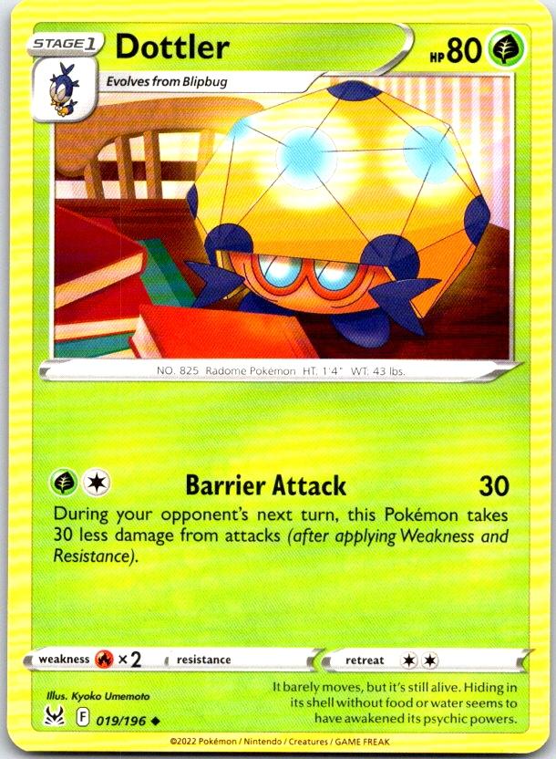 Dottler - 019/196 - - LOST ORIGIN - Pokemon - Uncommon | AC16-3