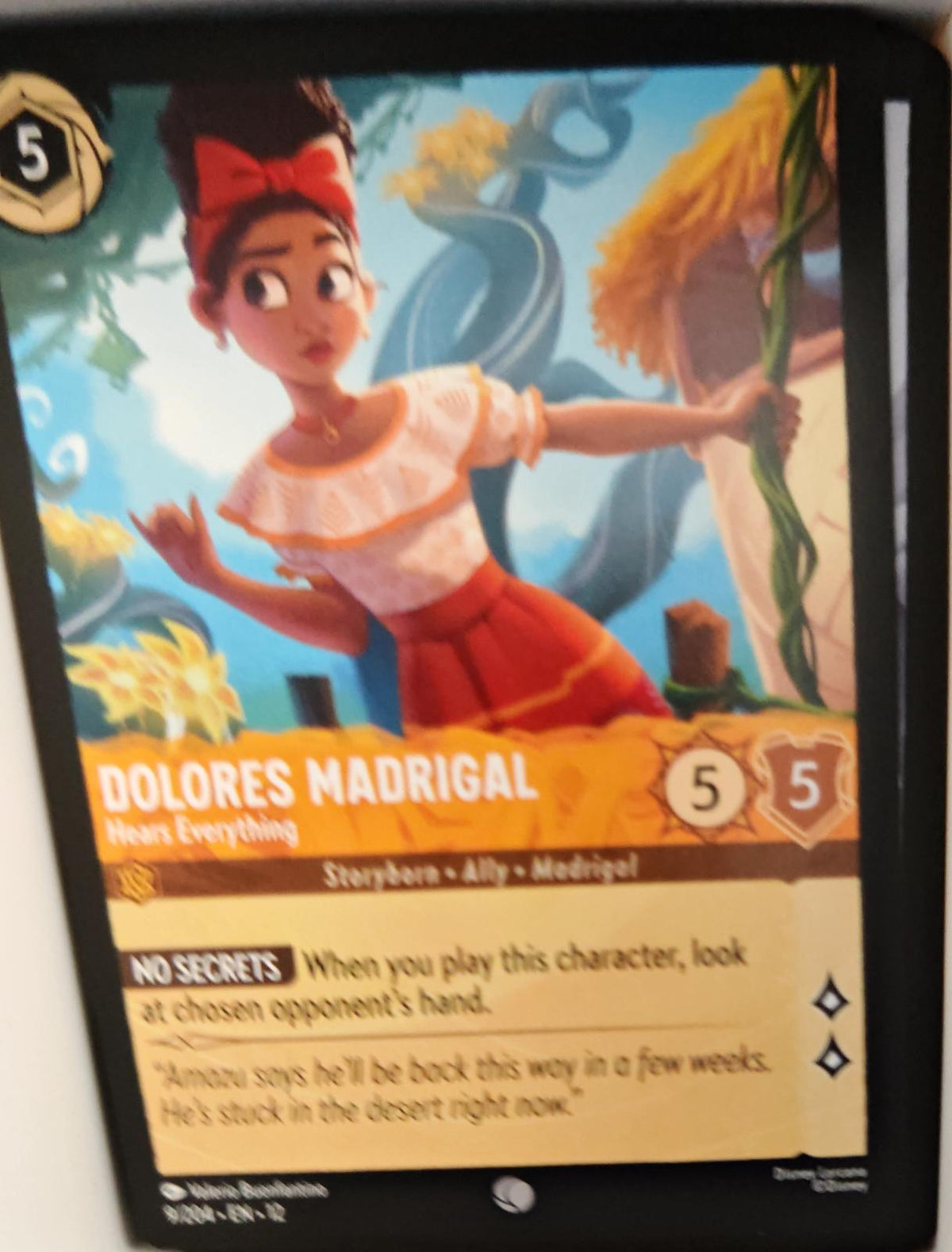 Dolores Madrigal - Hears Everything - 9/204 - - WILDS UNKNOWN - Lorcana - | LAA03-48