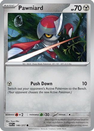 Pawniard - 146/217 - - ASCENDED HEROES - Pokemon - Common | AA11-58