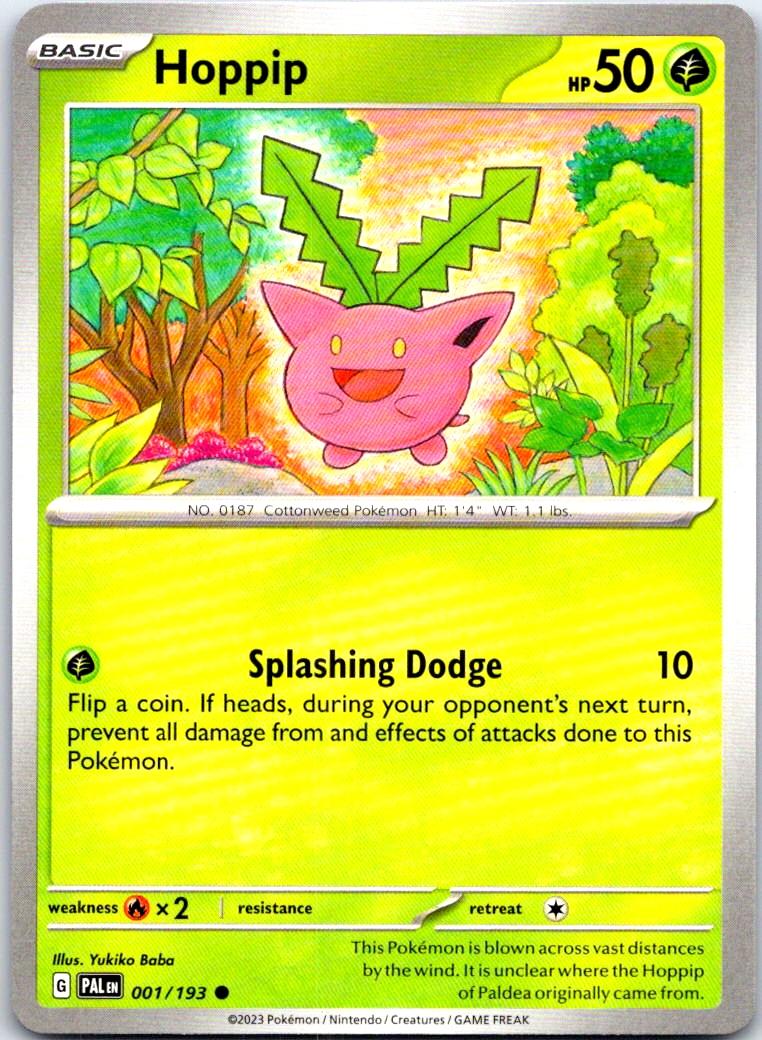 Hoppip - 001/193 - - PALDEA EVOLVED - Pokemon - Common | AB69-5