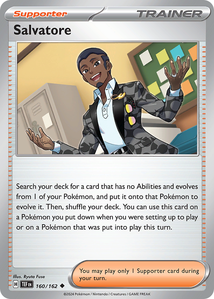 Salvatore - 160/162 - - TEMPORAL FORCES - Pokemon - Uncommon | AA23-26