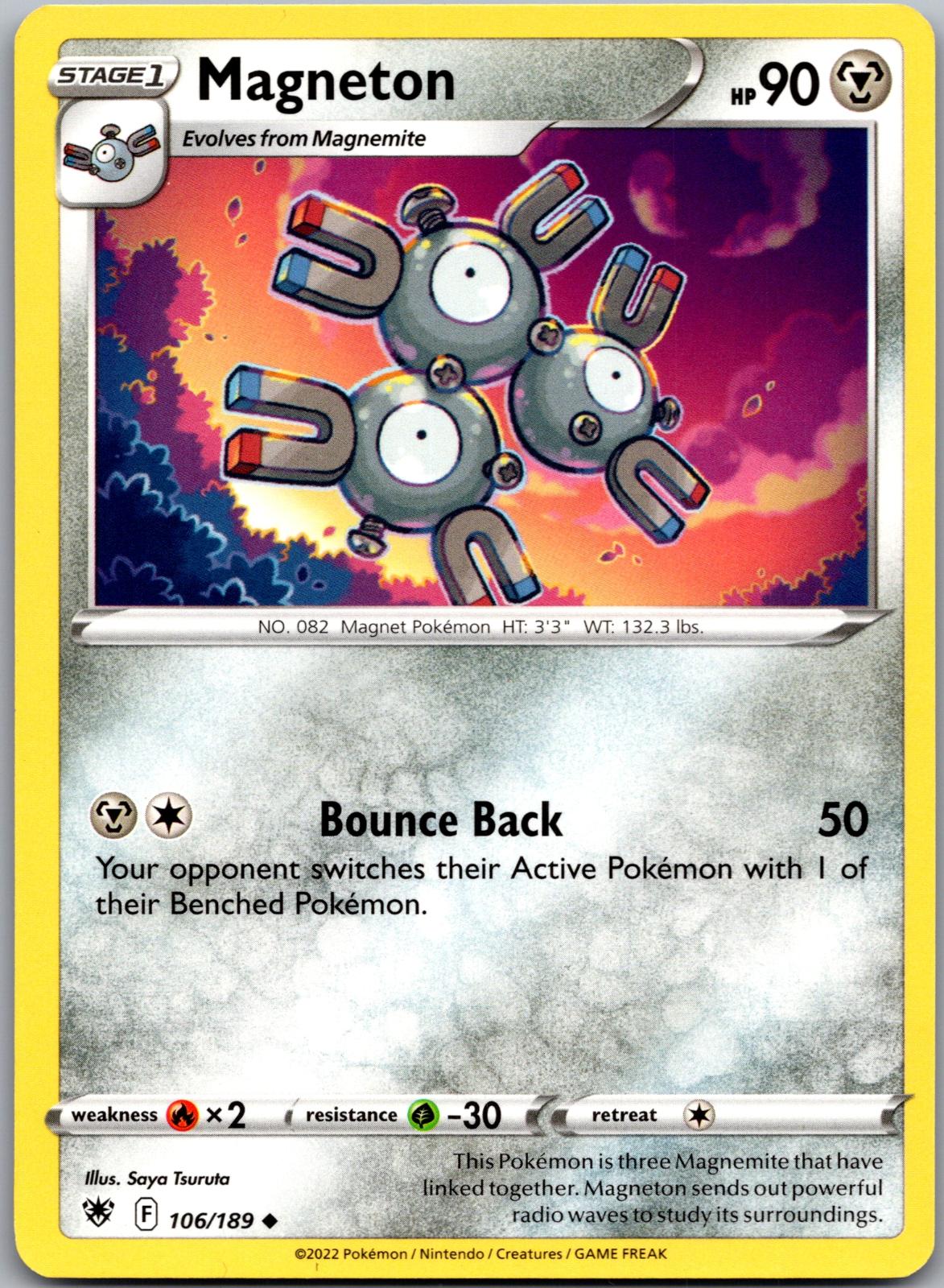 Magneton - 106/189 - - ASTRAL RADIANCE - Pokemon - Uncommon | AA89-40