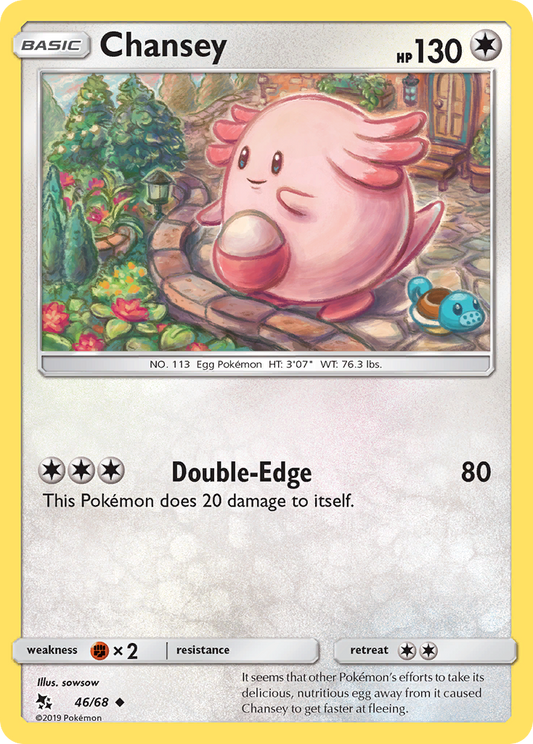 Chansey - 46/68 - - HIDDEN FATES - Pokemon - Uncommon | AA69-36