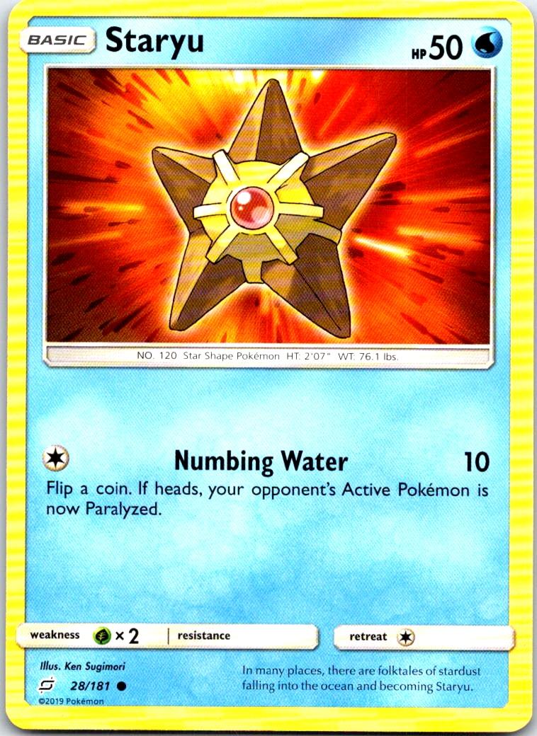 Staryu - 28/181 - - TEAM UP - Pokemon - Common | AB78-47