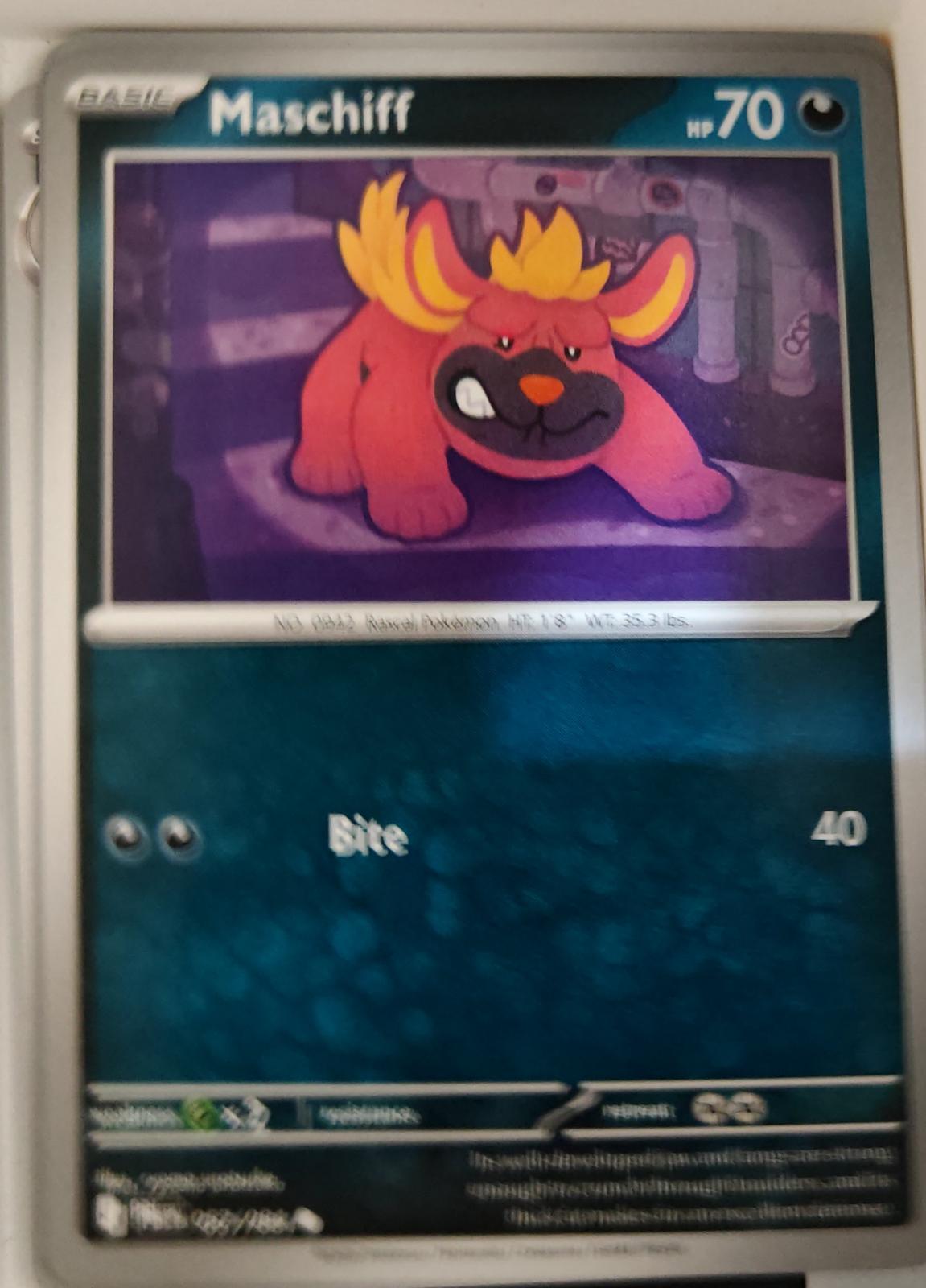 Maschiff - 057/084 - - PITCH BLACK - Pokemon - Common | AA18-13