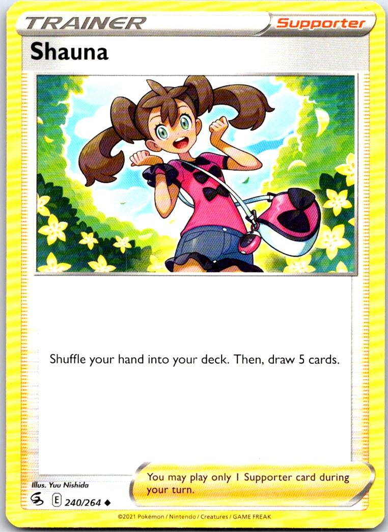 Shauna - 240/264 - - FUSION STRIKE - Pokemon - Uncommon | AB25-30