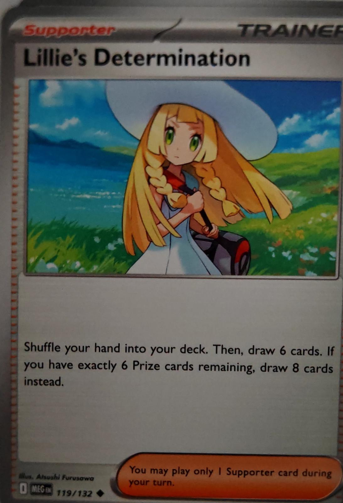 Lillie's Determination - 119/132 - - MEGA EVOLUTION - Pokemon - | AA40-53