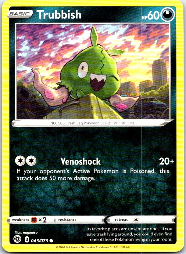 Trubbish - 043/073 - - CHAMPION'S PATH - Pokemon - Common | AC18-48