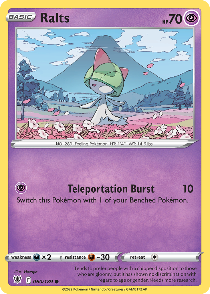 Ralts - 060/189 - - ASTRAL RADIANCE - Pokemon - Common | AA21-60