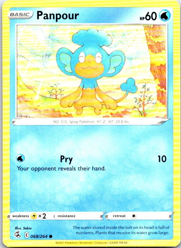 Panpour - 068/264 - - FUSION STRIKE - Pokemon - Common | AC02-7