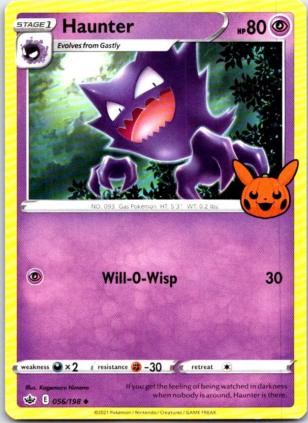 Haunter - 056/198 - - TRICK OR TRADE BOOSTER - Pokemon - Promo | AC13-27