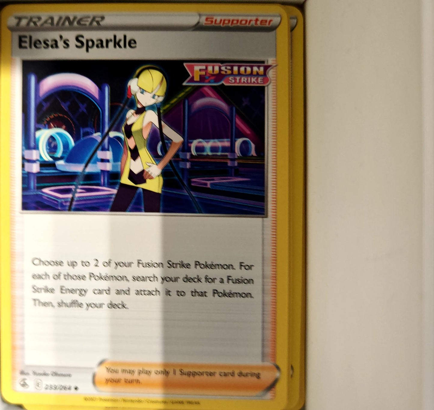 Elesa's Sparkle - 233/264 - - FUSION STRIKE - Pokemon - Uncommon | AA70-37