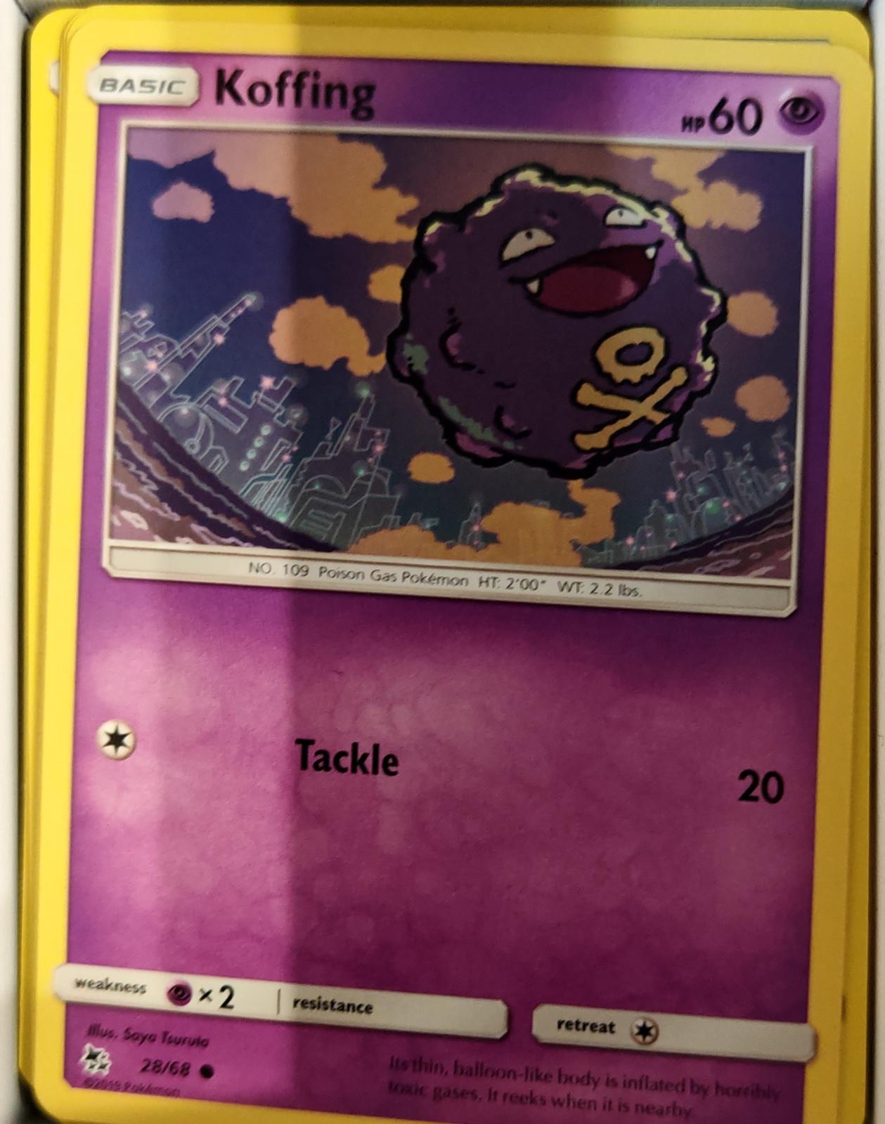 Koffing - 28/68 - - HIDDEN FATES - Pokemon - Common | AA68-32