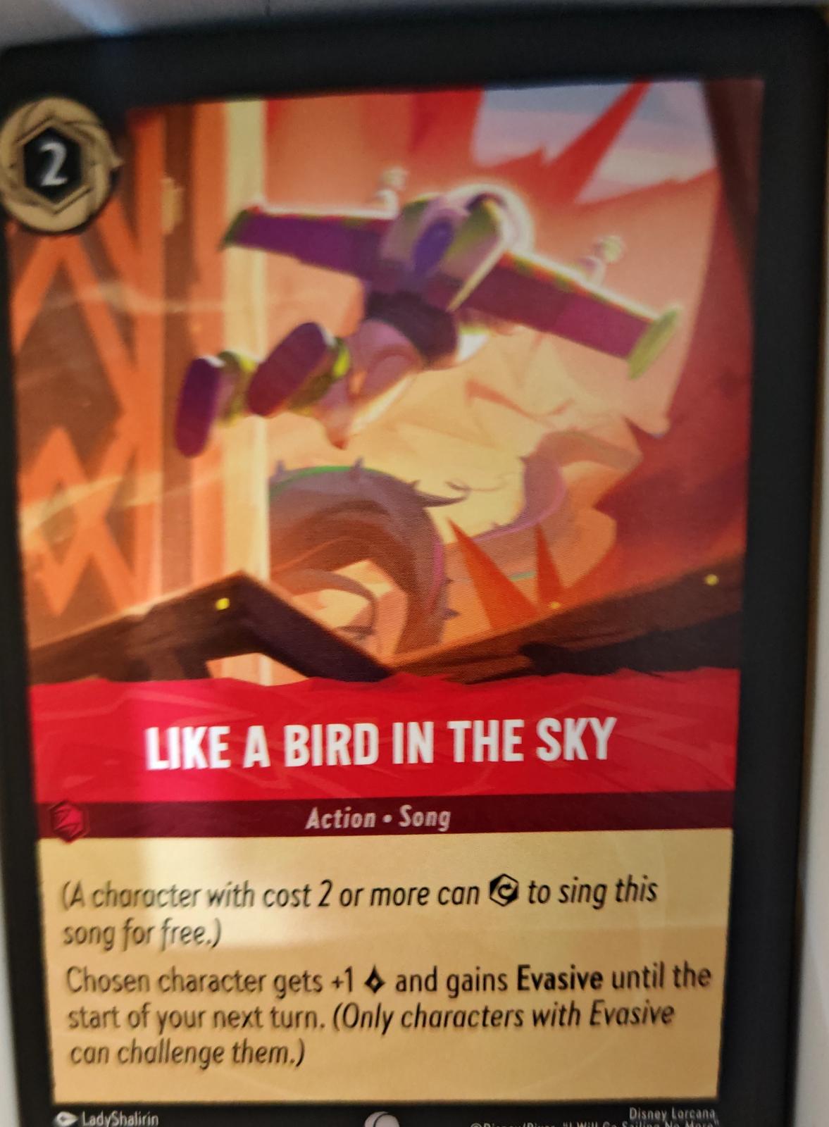 Like A Bird In the Sky - 131/204 - - WILDS UNKNOWN - Lorcana - Common | LAA02-89