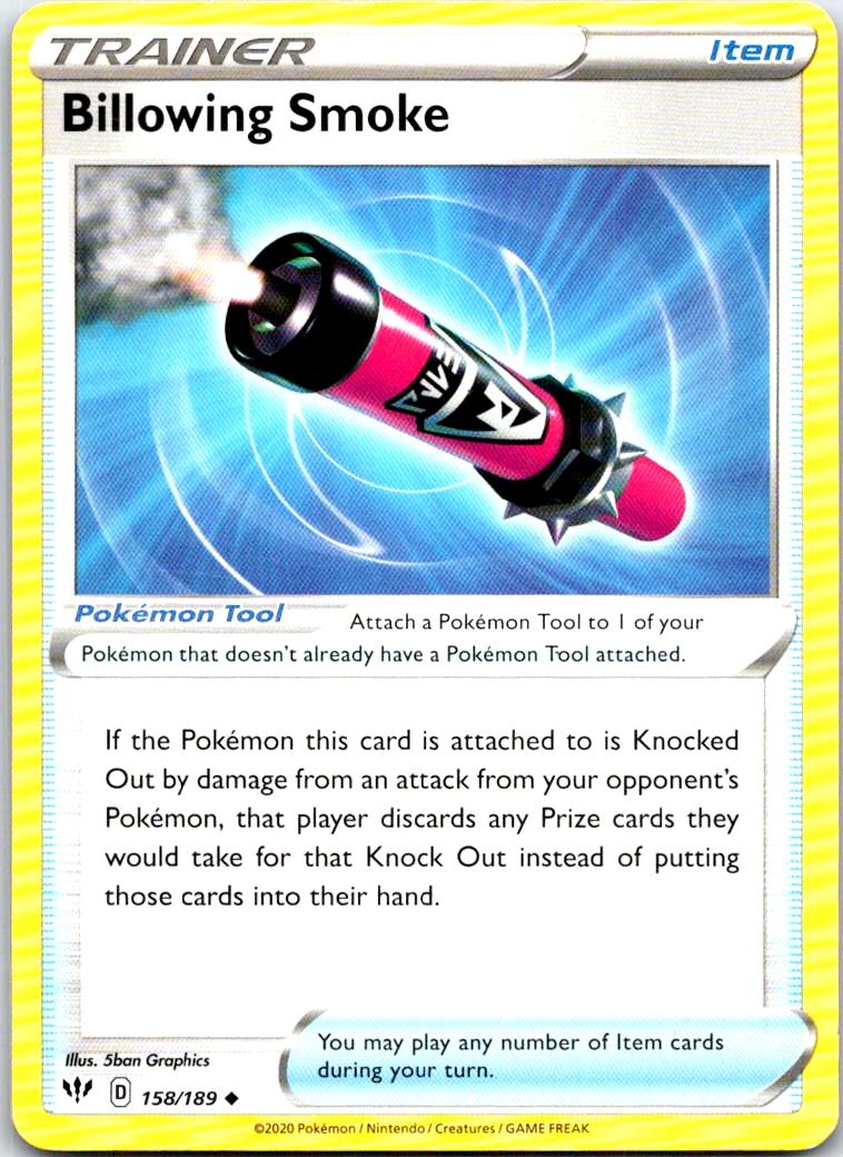 Billowing Smoke - 158/189 - - DARKNESS ABLAZE - Pokemon - Uncommon | AB21-23