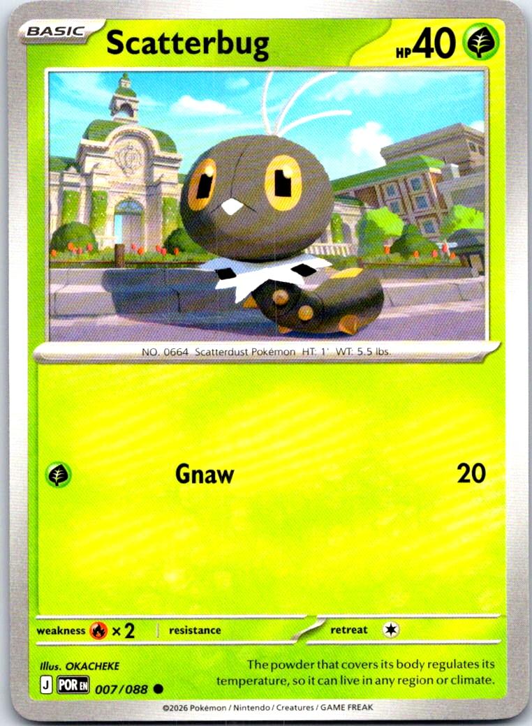Scatterbug - 007/088 - - PERFECT ORDER - Pokemon - Common | AB66-31