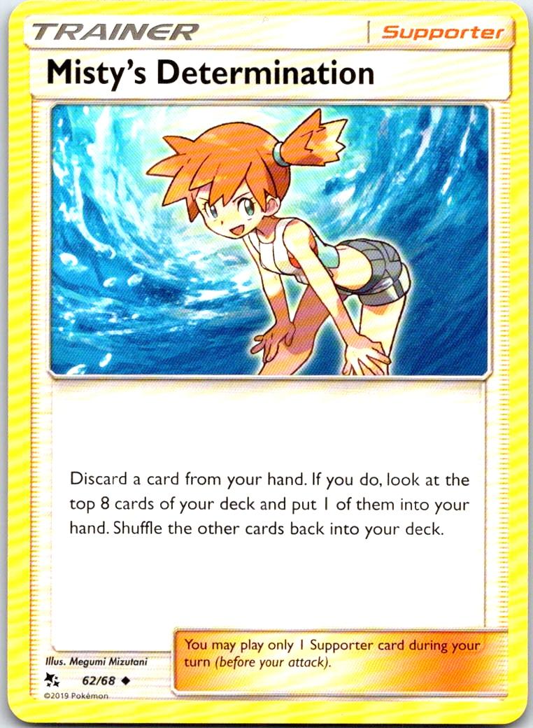 Misty's Determination - 62/68 - - HIDDEN FATES - Pokemon - Uncommon | AB23-2