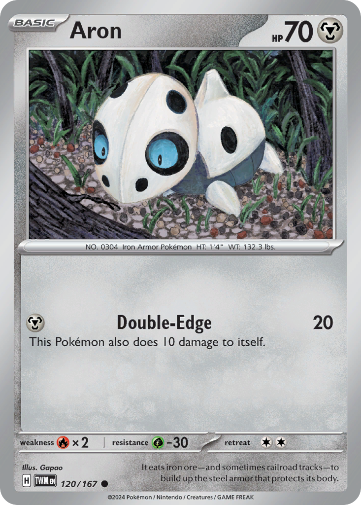 Aron - 120/167 - - TWILIGHT MASQUERADE - Pokemon - Common | AA76-10