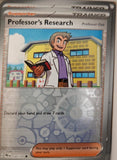 Professor's Research [Professor Oak] - 122/131 - Reverse Holo - PRISMATIC EVOLUTIONS - Pokemon - | AA29-13