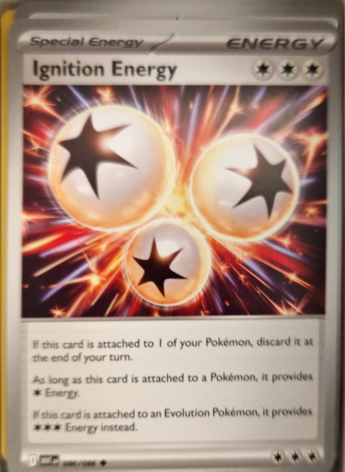 Ignition Energy - 086/086 - - WHITE FLARE - Pokemon - Uncommon | AA15-24