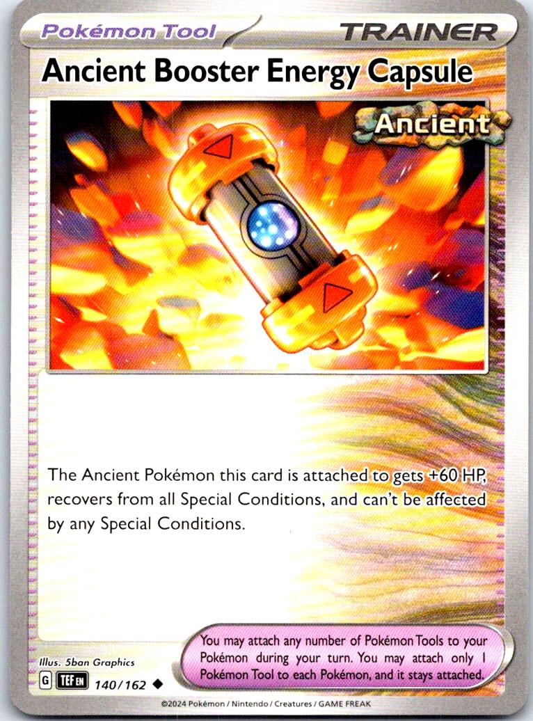Ancient Booster Energy Capsule - 140/162 - - TEMPORAL FORCES - Pokemon - | AB25-20