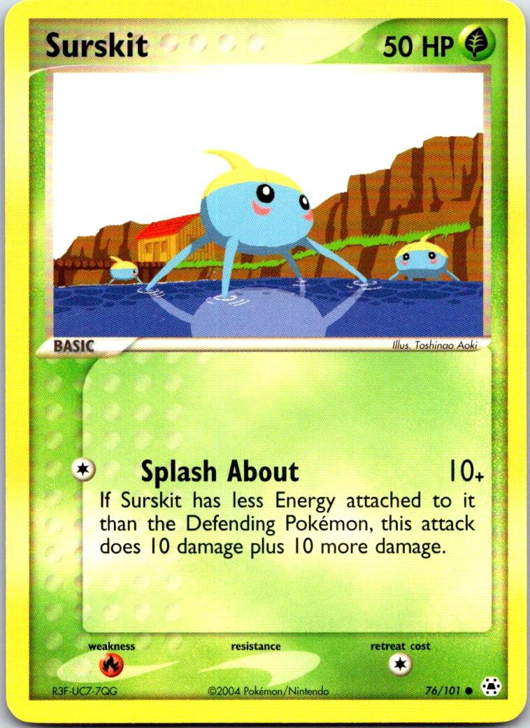 Surskit - 76/101 - - HIDDEN LEGENDS - Pokemon - Common | AB12-14