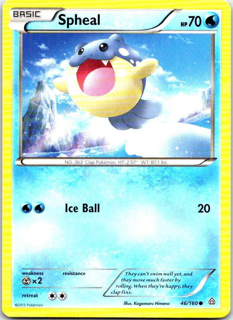 Spheal - 46/160 - - PRIMAL CLASH - Pokemon - Common | AB77-36