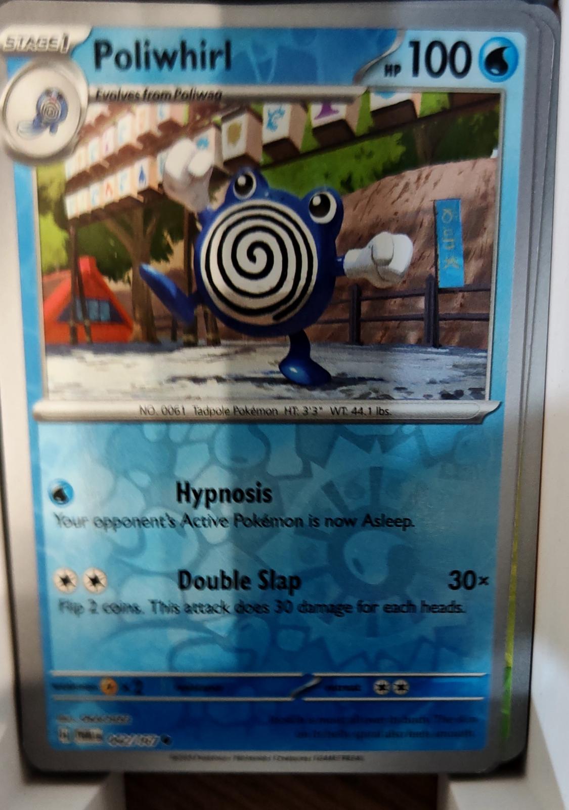 Poliwhirl - 042/167 - Reverse Holo - TWILIGHT MASQUERADE - Pokemon - | AA75-44