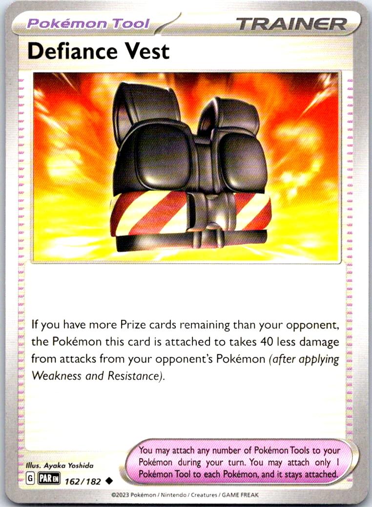 Defiance Vest - 162/182 - - PARADOX RIFT - Pokemon - Uncommon | AB22-37