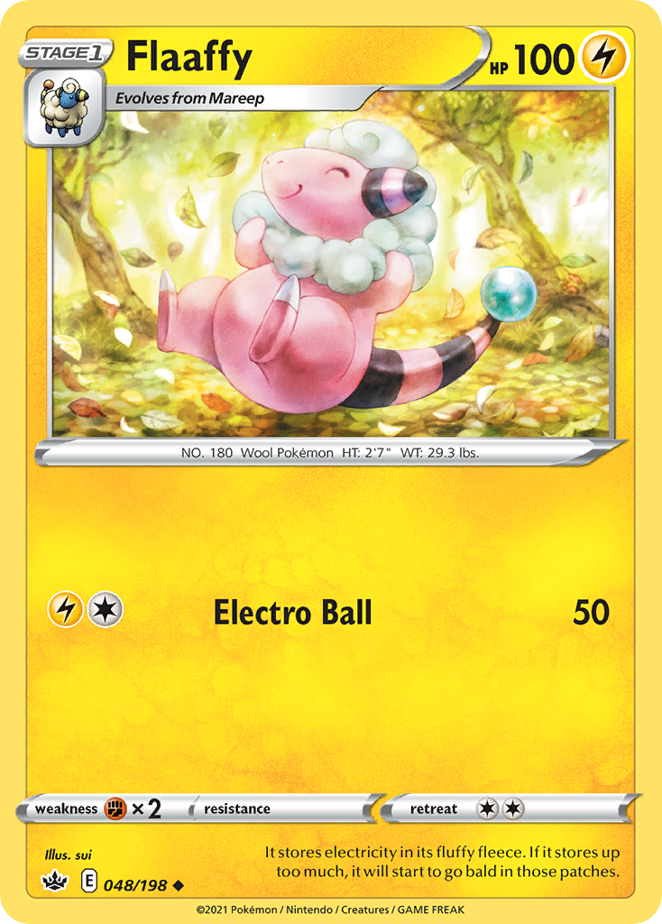 Flaaffy - 048/198 - - CHILLING REIGN - Pokemon - Uncommon | AA57-36
