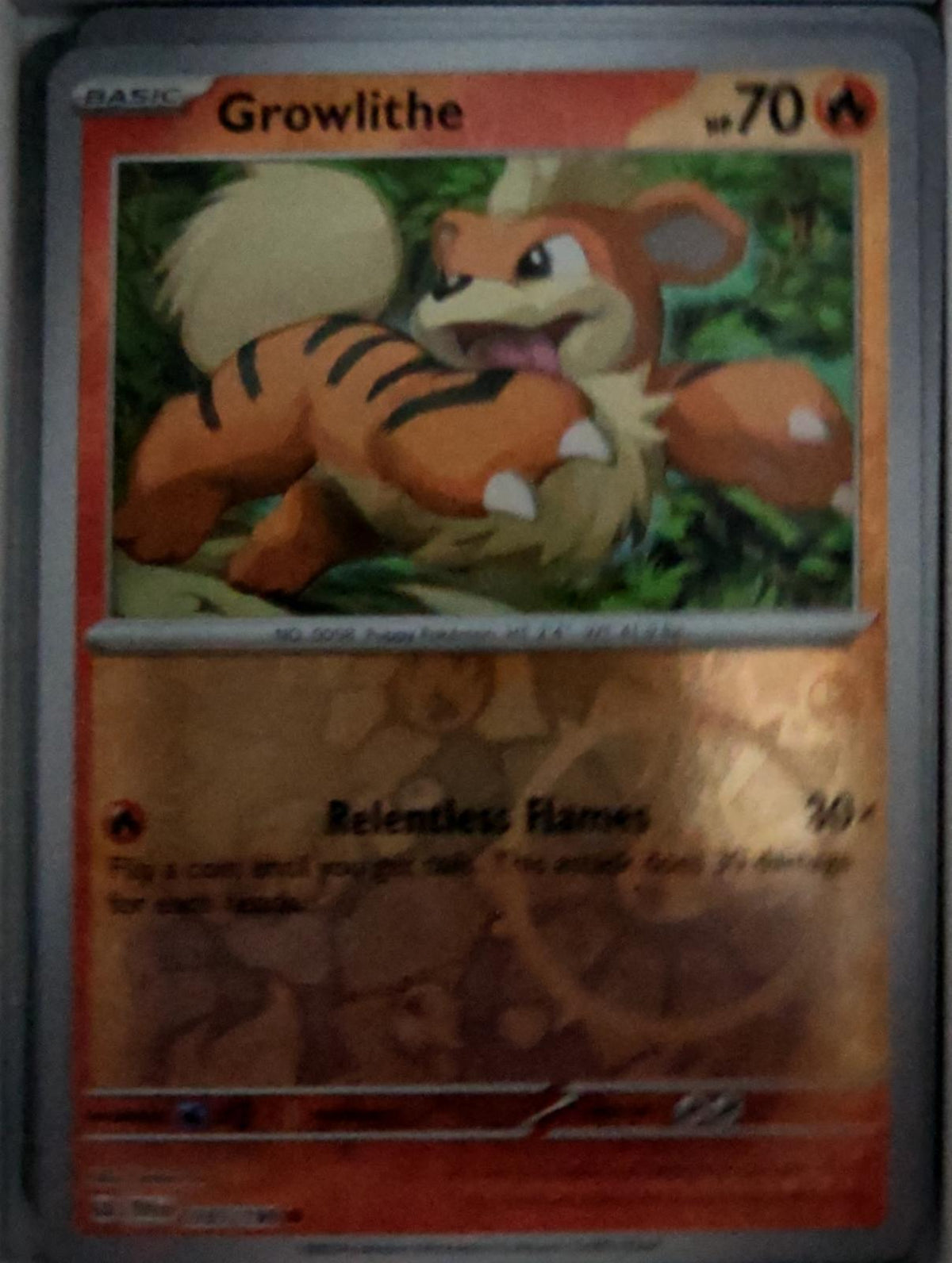 Growlithe - 030/198 - Reverse Holo - SCARLET & VIOLET - Pokemon - | AA49-10
