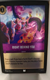Right Behind You - 64/204 - Cold Foil - WILDS UNKNOWN - Lorcana - | LAA03-66