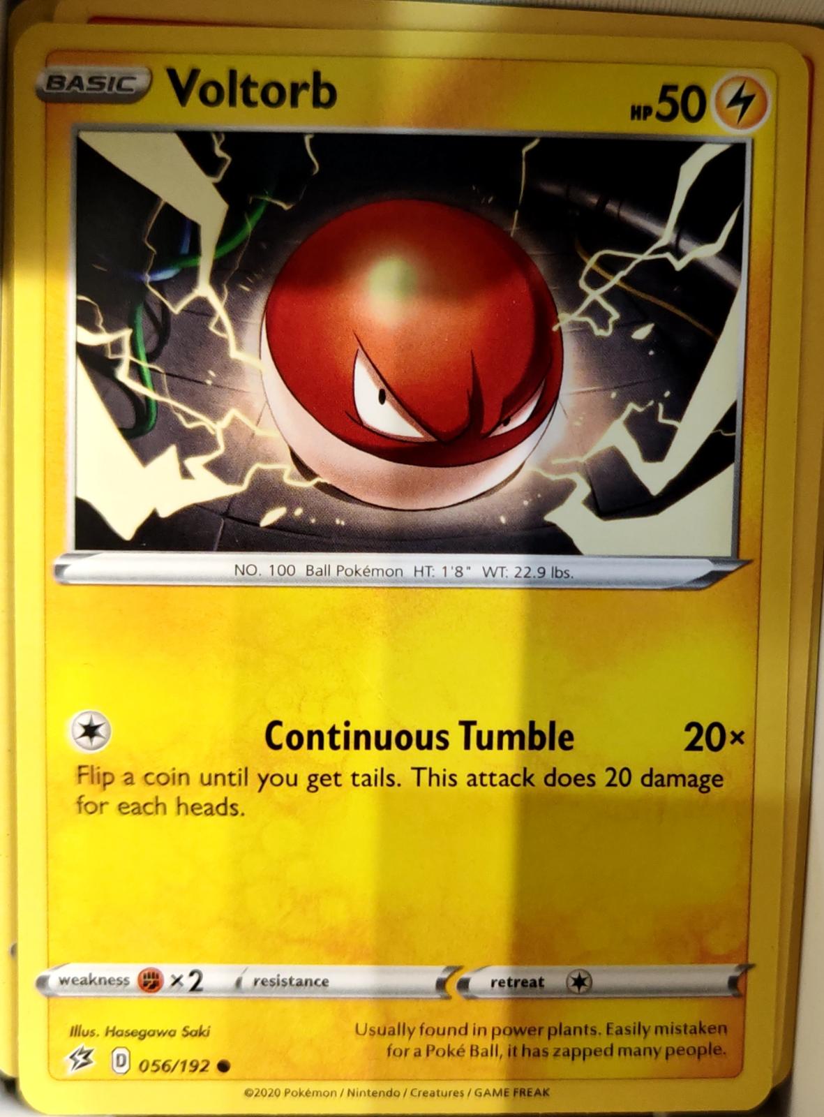 Voltorb - 056/192 - - REBEL CLASH - Pokemon - Common | AA67-43