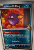 Team Rocket's Koffing - 125/182 - Reverse Holo - DESTINED RIVALS - Pokemon - | AA31-35