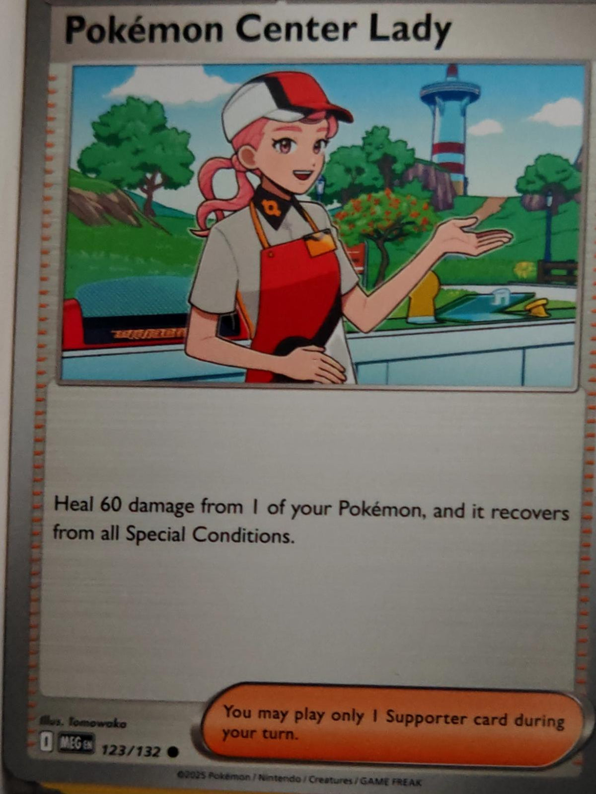 Pokemon Center Lady - 123/132 - - MEGA EVOLUTION - Pokemon - Common | AA40-67
