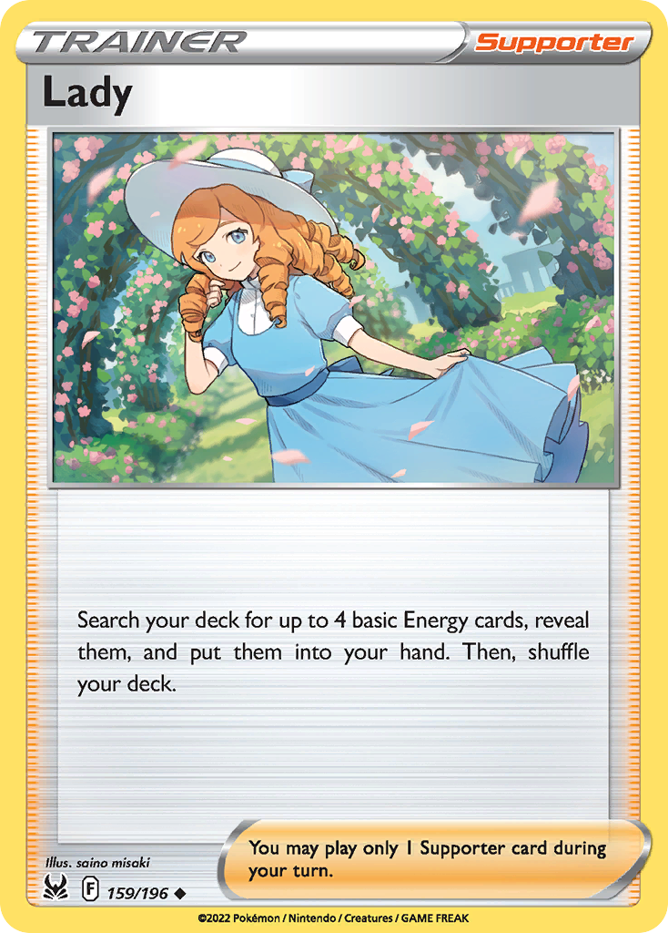 Lady - 159/196 - - LOST ORIGIN - Pokemon - Uncommon | AA70-30