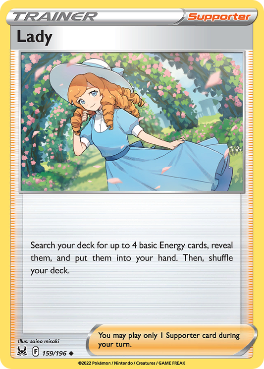 Lady - 159/196 - - LOST ORIGIN - Pokemon - Uncommon | AA70-30