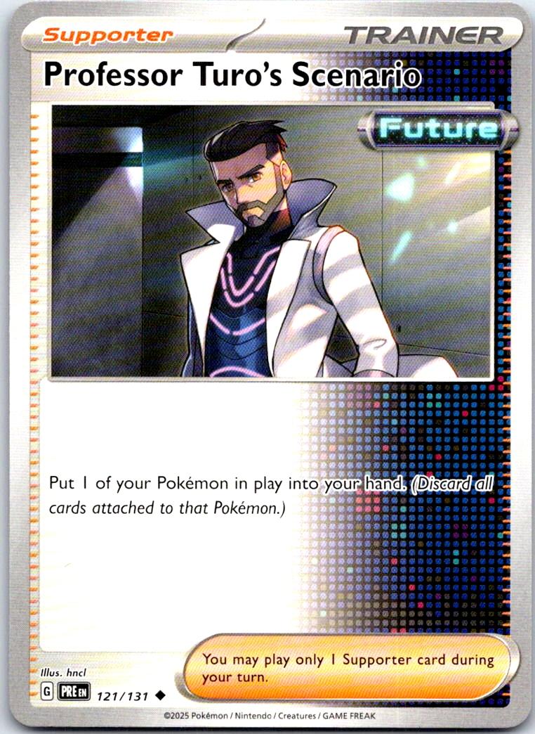 Professor Turo's Scenario - 121/131 - - PRISMATIC EVOLUTIONS - Pokemon - | AB30-49
