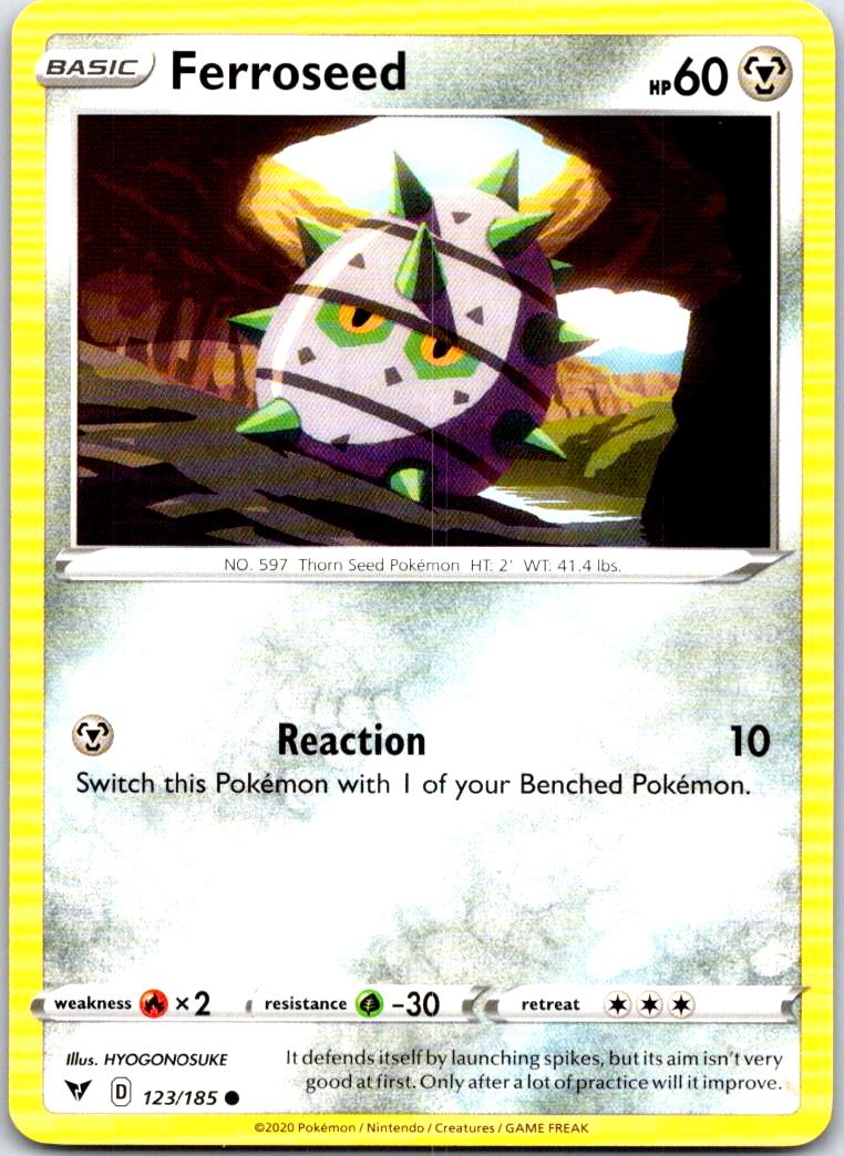 Ferroseed - 123/185 - - VIVID VOLTAGE - Pokemon - Common | AB96-42