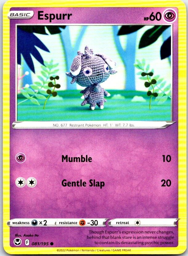 Espurr - 081/195 - - SILVER TEMPEST - Pokemon - Common | AC13-17