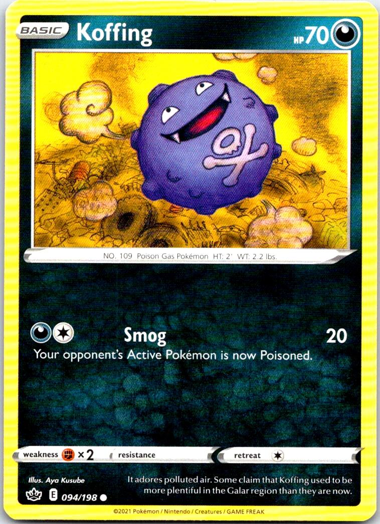 Koffing - 094/198 - - CHILLING REIGN - Pokemon - Common | AB82-17
