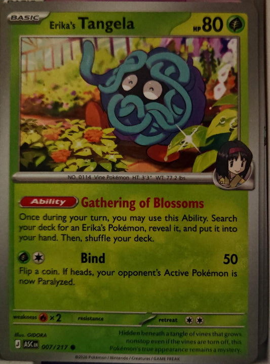 Erika's Tangela - 007/217 - - ASCENDED HEROES - Pokemon - Common | AA01-15