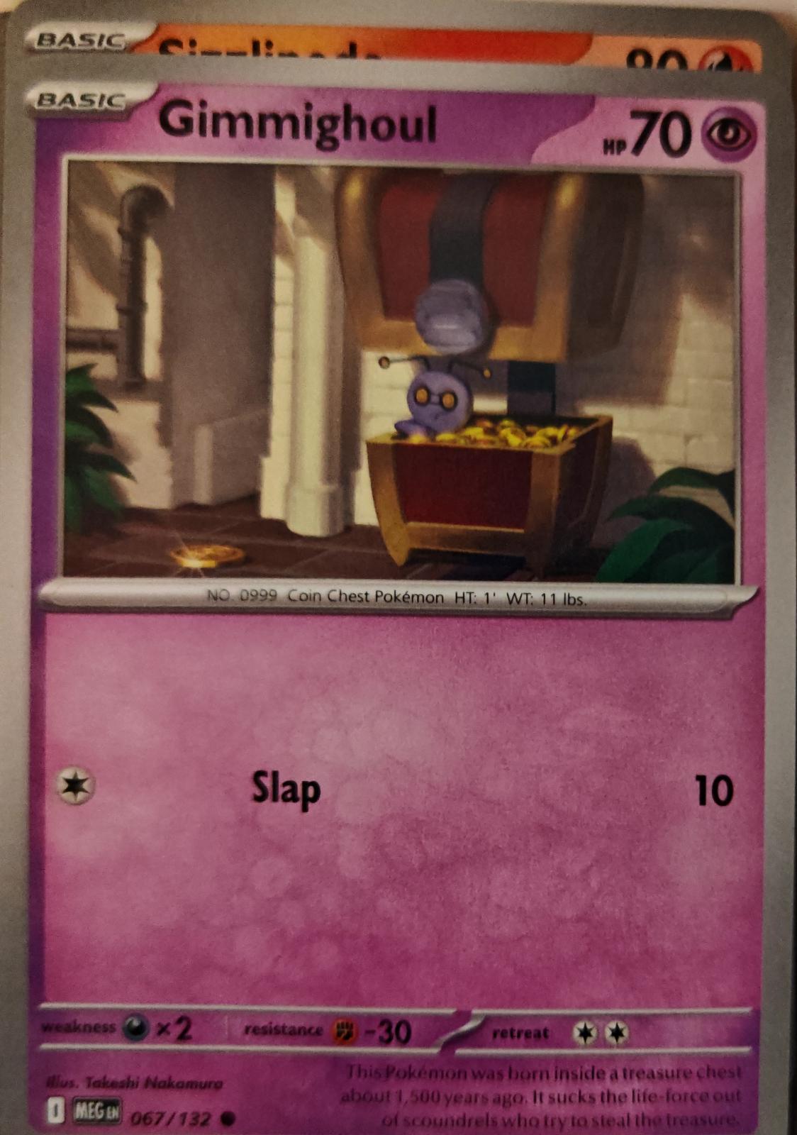 Gimmighoul - 067/132 - - MEGA EVOLUTION - Pokemon - Common | AA01-79