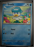 Quaxly - 052/198 - - SCARLET & VIOLET - Pokemon - Common | AA48-30