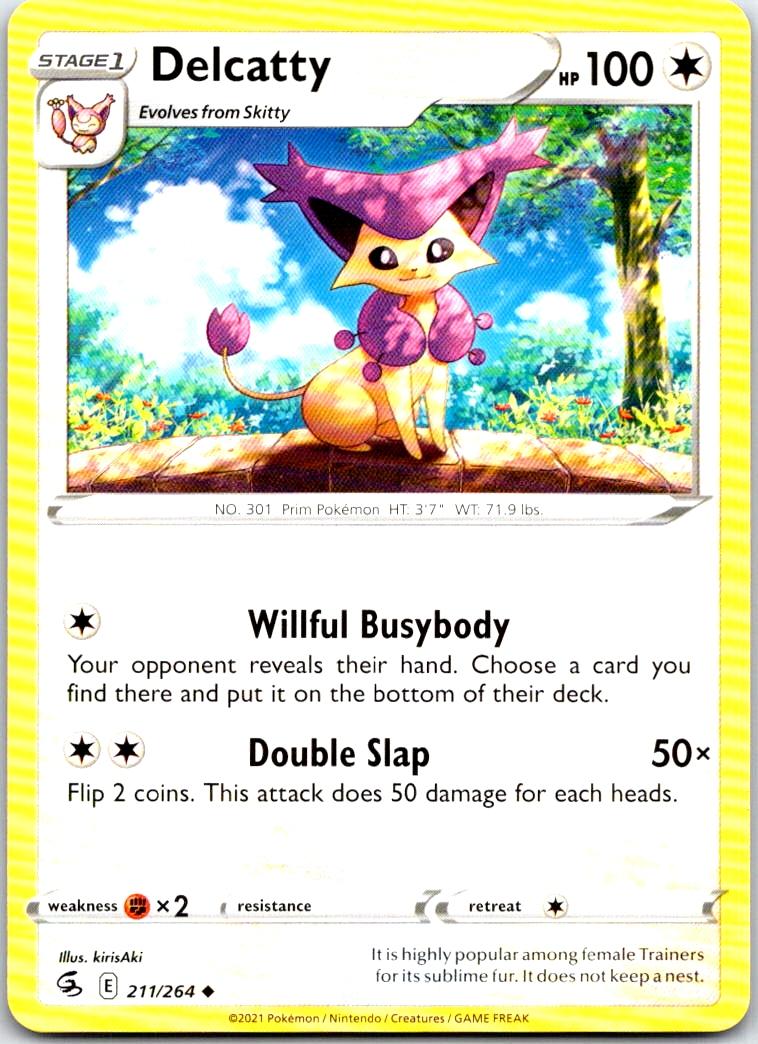 Delcatty - 211/264 - - FUSION STRIKE - Pokemon - Uncommon | AB40-45