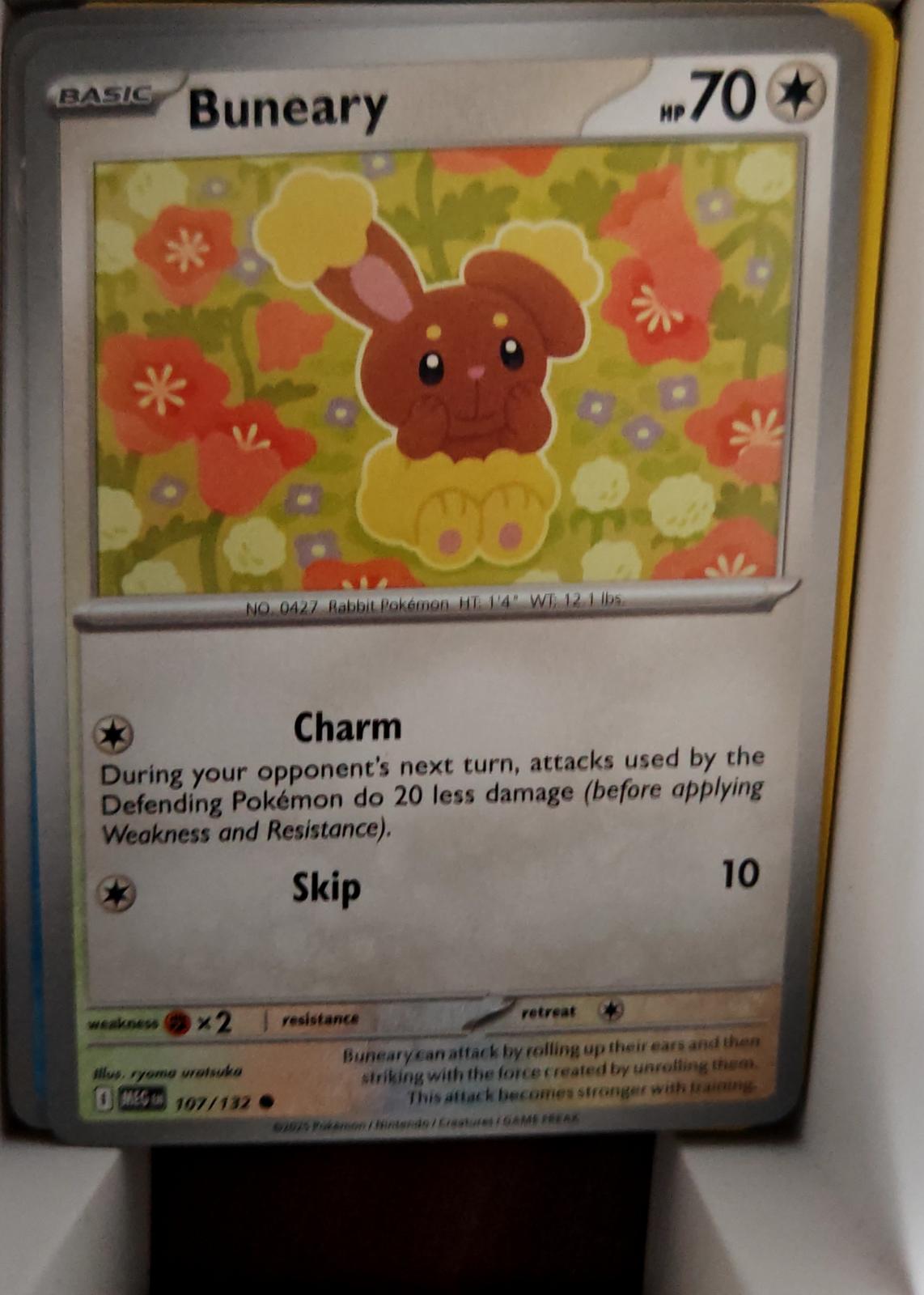 Buneary - 107/132 - - MEGA EVOLUTION - Pokemon - Common | AA57-43