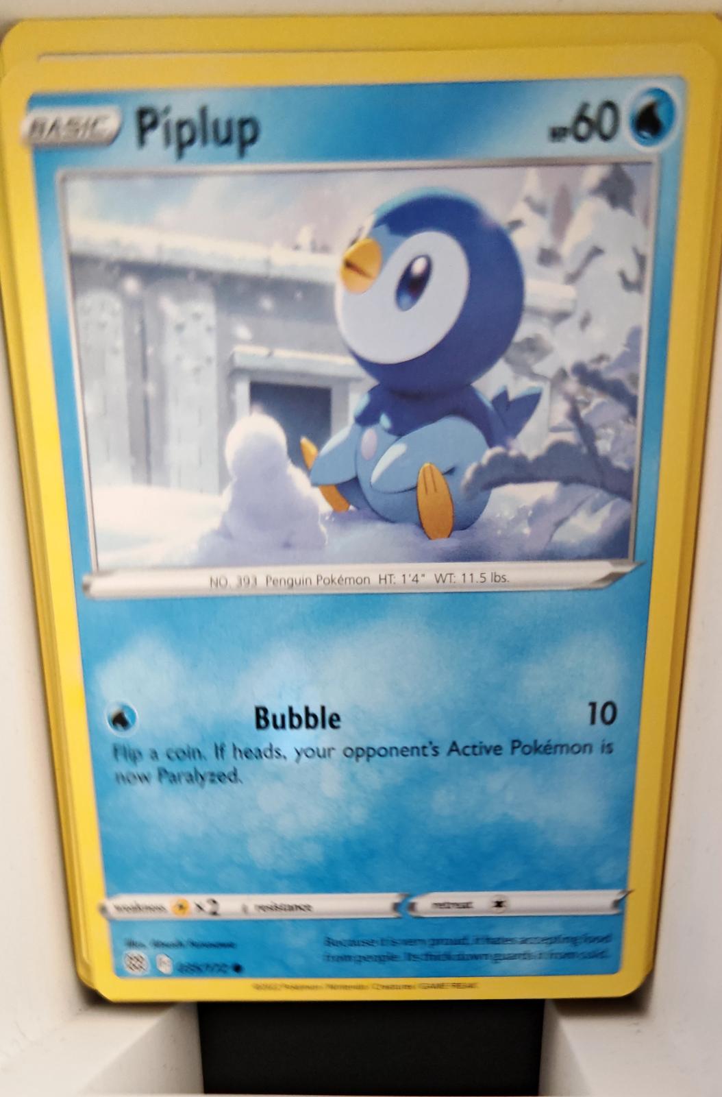 Piplup - 035/172 - - BRILLIANT STARS - Pokemon - Common | AA21-56