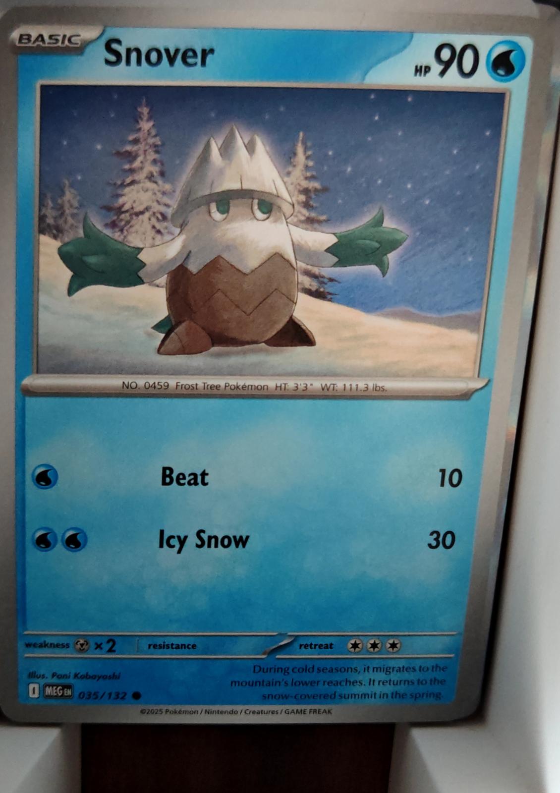Snover - 035/132 - - MEGA EVOLUTION - Pokemon - Common | AA55-43
