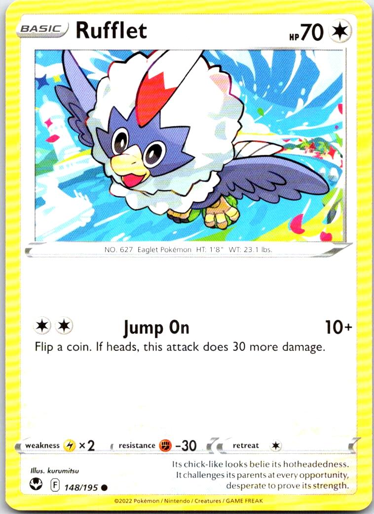 Rufflet - 148/195 - - SILVER TEMPEST - Pokemon - Common | AB49-18