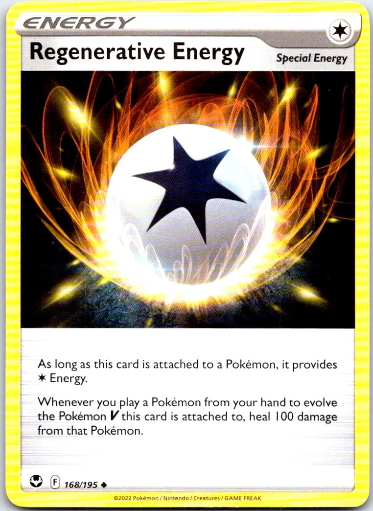 Regenerative Energy - 168/195 - - SILVER TEMPEST - Pokemon - Uncommon | AB30-3